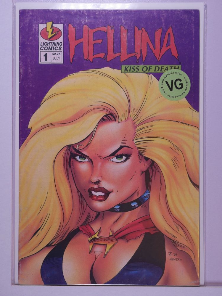 HELLINA KISS OF DEATH (1995) Volume 1: # 0001 VG