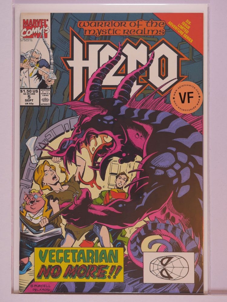 HERO WARRIOR OF THE MYSTIC REALMS (1990) Volume 1: # 0005 VF
