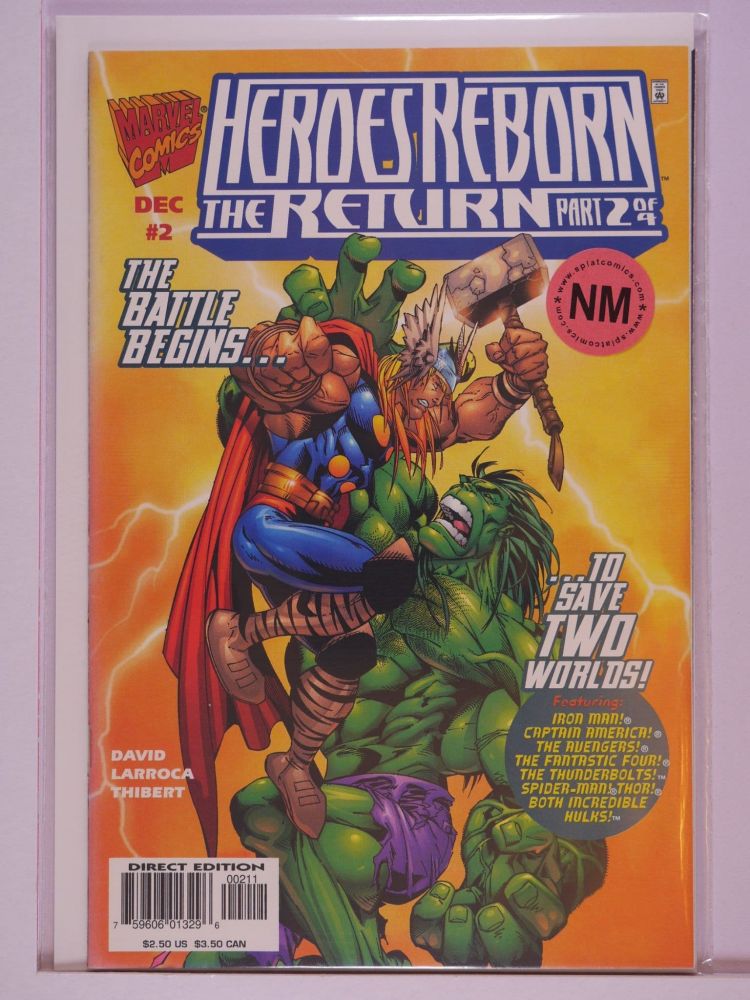 HEROES REBORN THE RETURN (1997) Volume 1: # 0002 NM