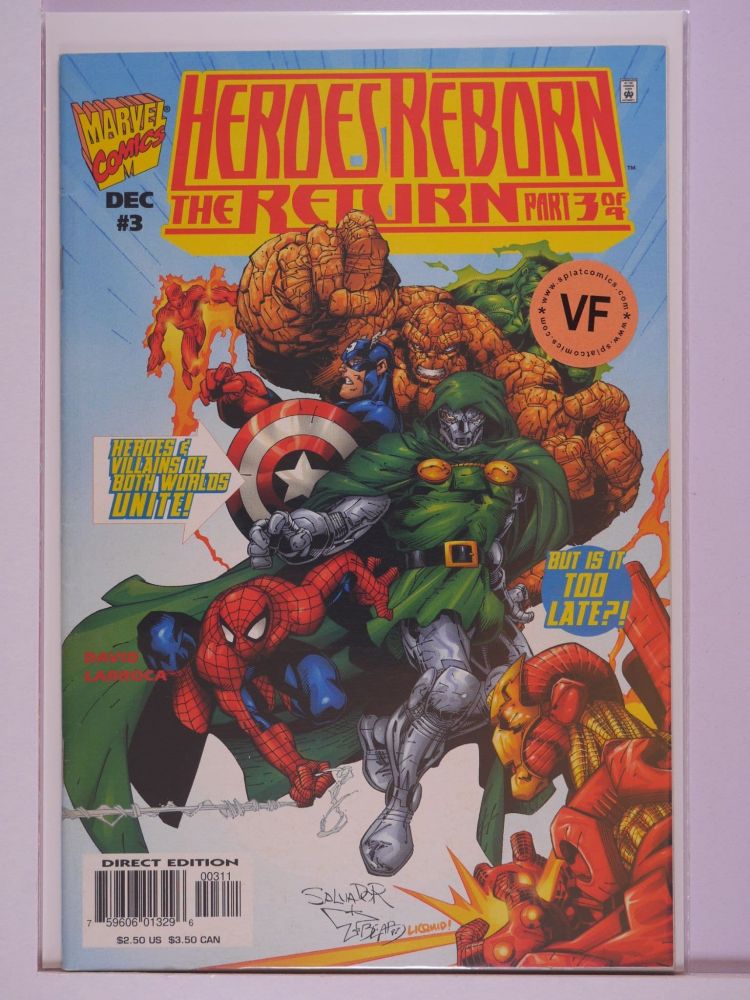 HEROES REBORN THE RETURN (1997) Volume 1: # 0003 VF