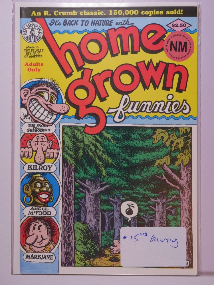 HOME GROWN FUNNIES (1971) Volume 1: # 0001 NM FIFTEENTH PRINT VARIANT