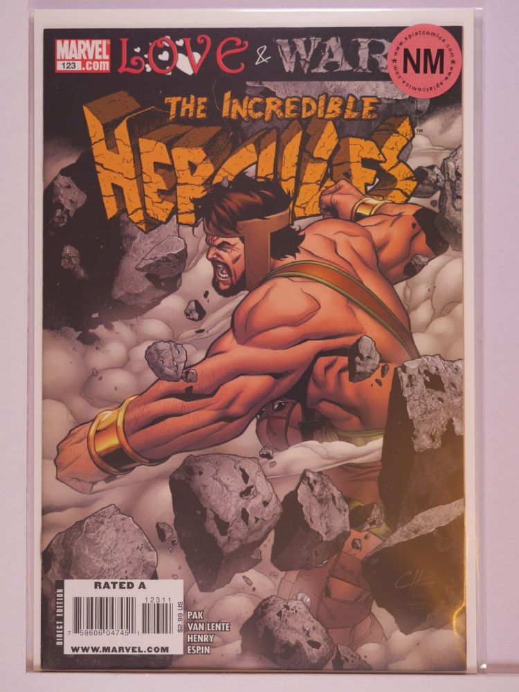 INCREDIBLE HERCULES (2008) Volume 1: # 0123 NM