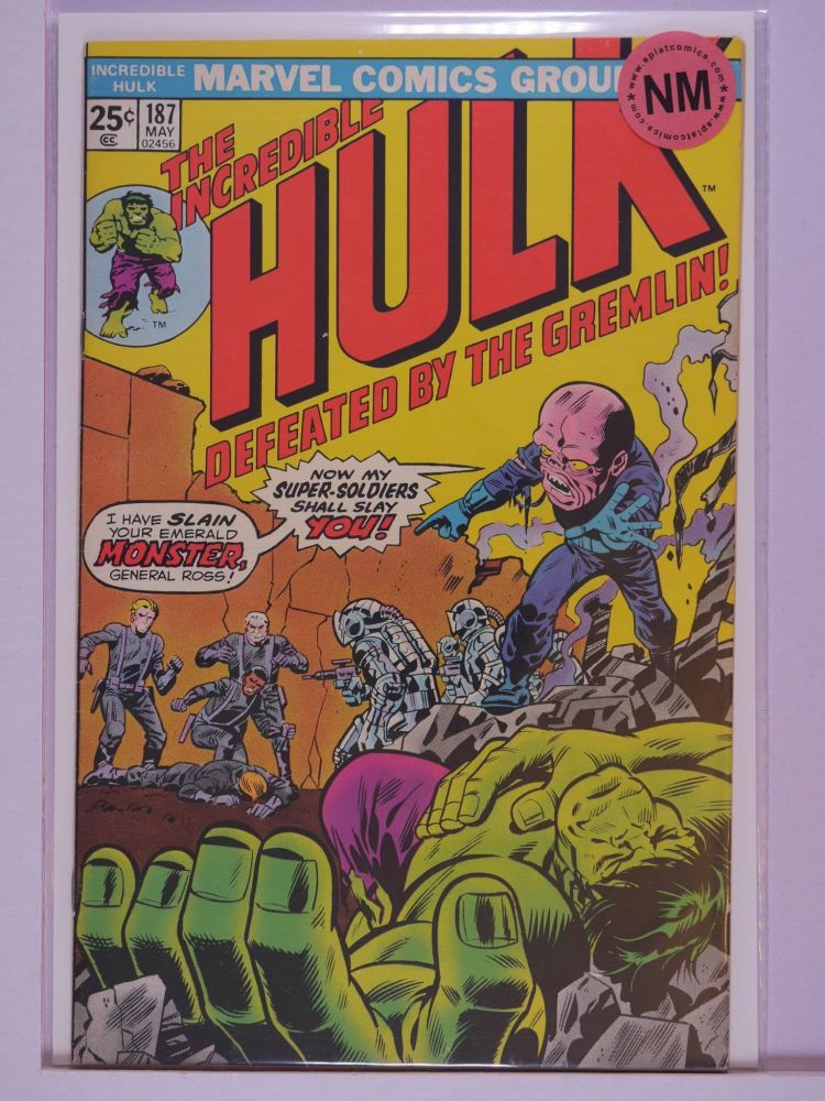 INCREDIBLE HULK (1963) Volume 1: # 0187 NM