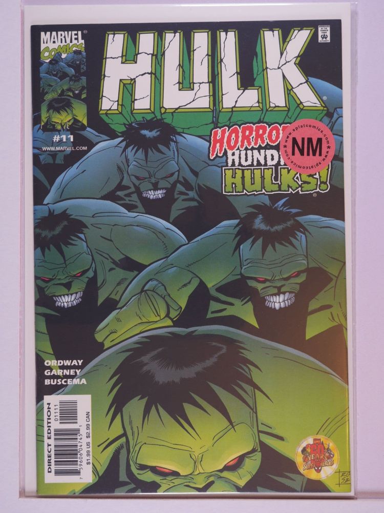 INCREDIBLE HULK (1999) Volume 2: # 0011 NM