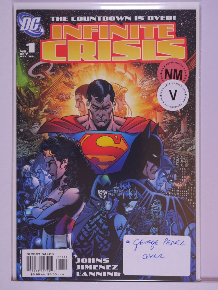 INFINITE CRISIS (2006) Volume 1: # 0001 NM SUPERMAN COVER GEORGE PEREZ VARIANT