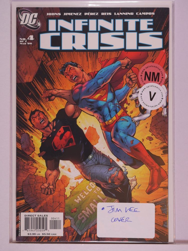 INFINITE CRISIS (2006) Volume 1: # 0004 NM JIM LEE SUPERMAN COVER VARIANT