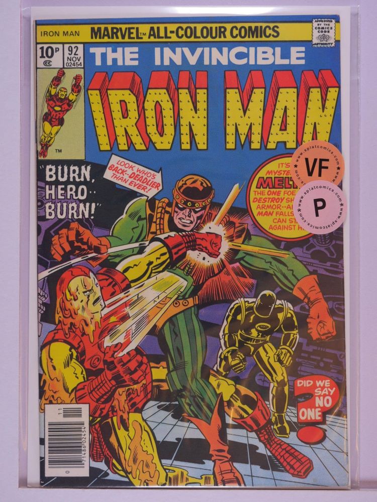 IRON MAN (1968) Volume 1: # 0092 VF PENCE