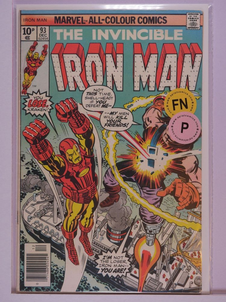 IRON MAN (1968) Volume 1: # 0093 FN PENCE
