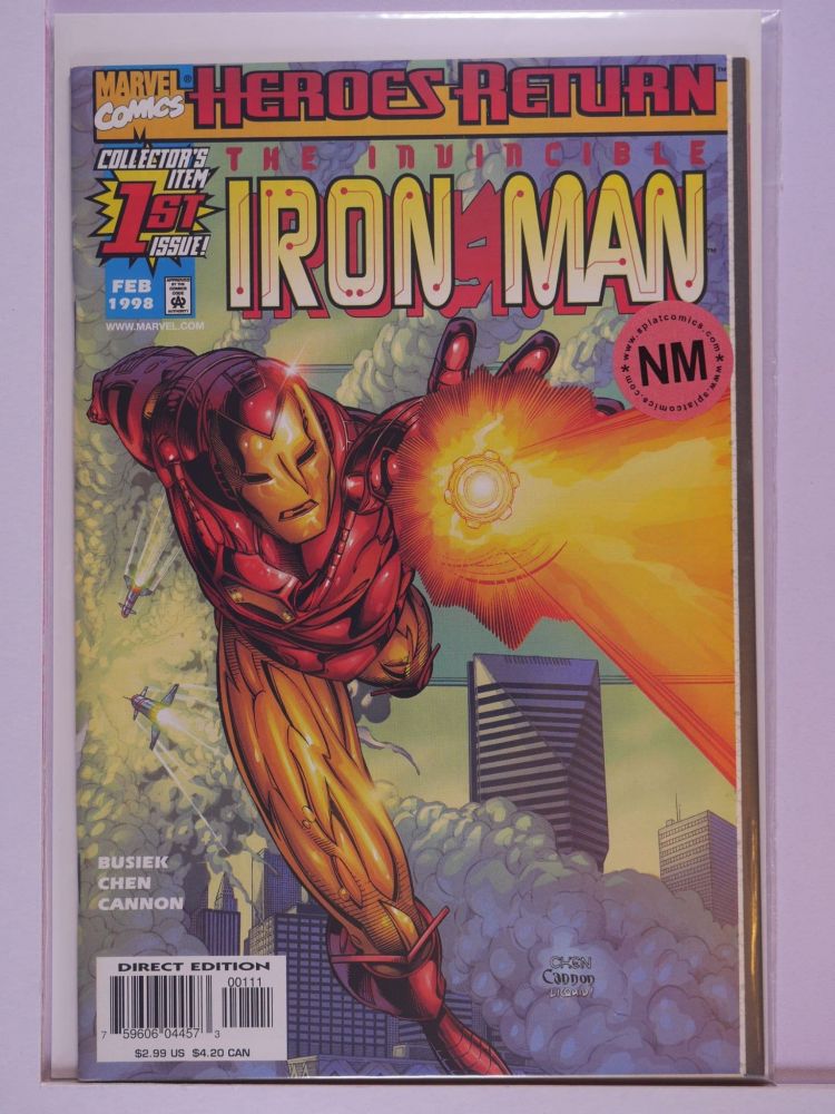 IRON MAN (1998) Volume 3: # 0001 NM