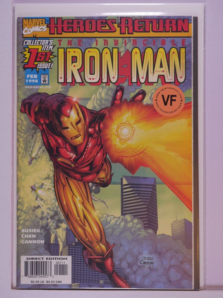 IRON MAN (1998) Volume 3: # 0001 VF