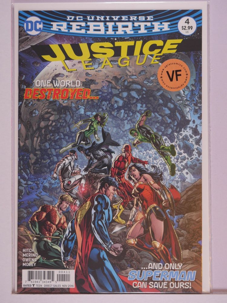 JUSTICE LEAGUE (2016) Volume 2: # 0004 VF