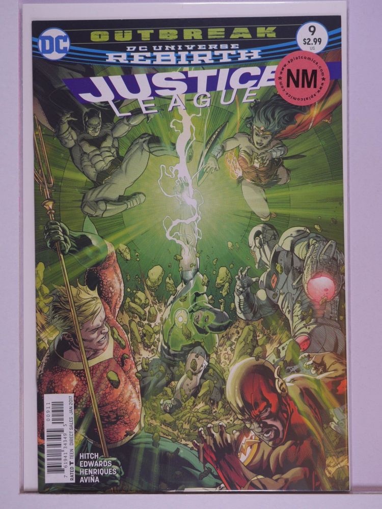 JUSTICE LEAGUE (2016) Volume 2: # 0009 NM