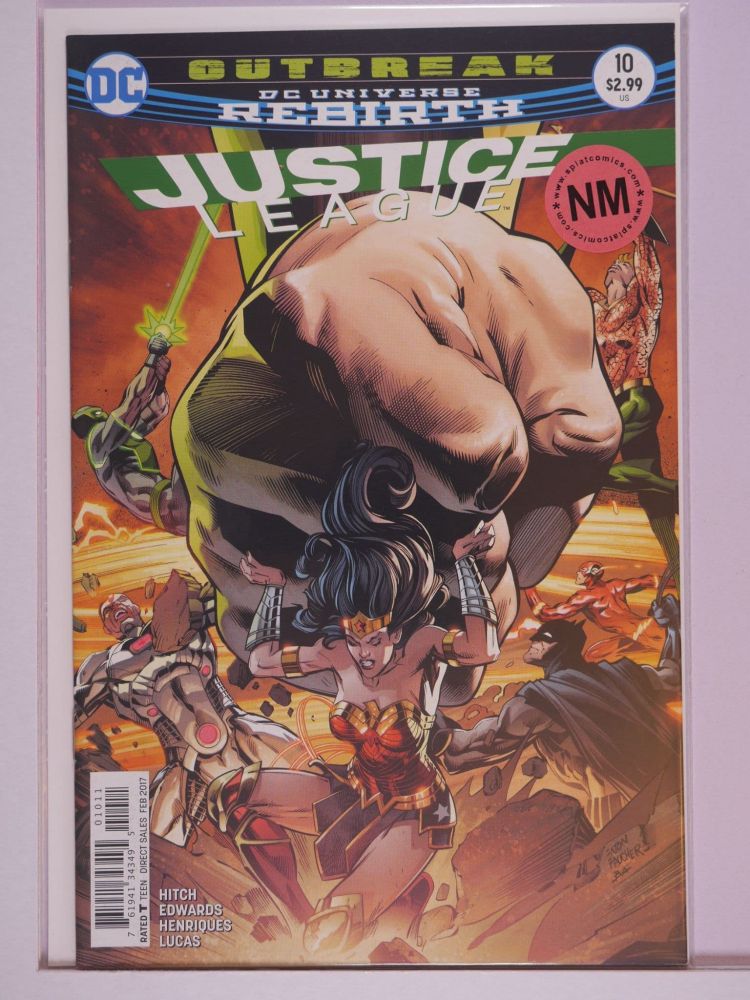 JUSTICE LEAGUE (2016) Volume 2: # 0010 NM