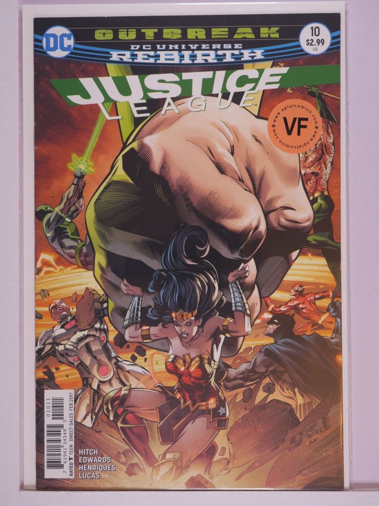 JUSTICE LEAGUE (2016) Volume 2: # 0010 VF