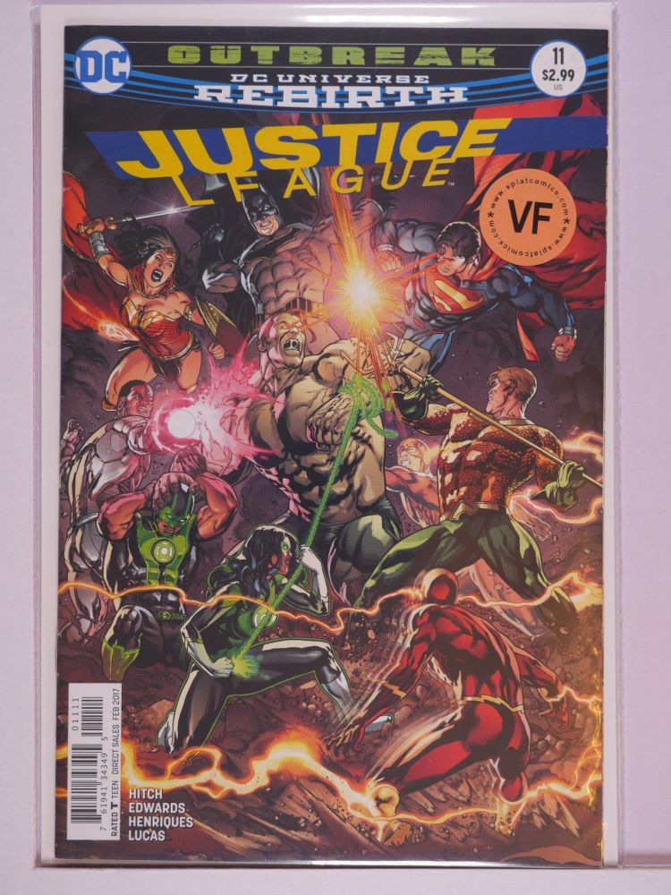 JUSTICE LEAGUE (2016) Volume 2: # 0011 VF