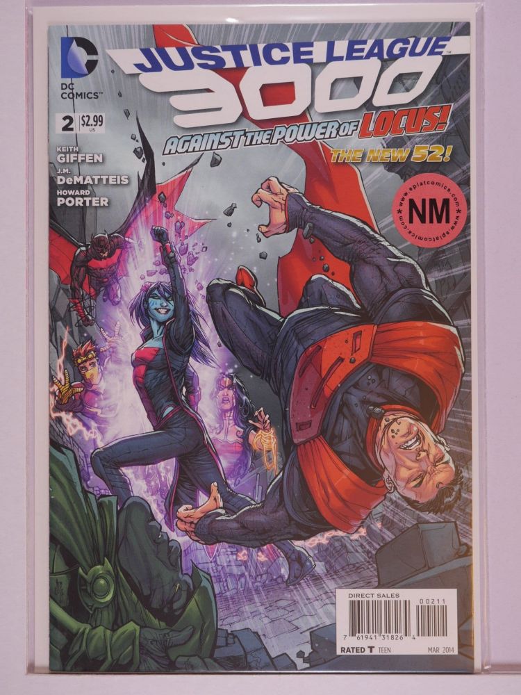 JUSTICE LEAGUE 3000 NEW 52 (2011) Volume 1: # 0002 NM