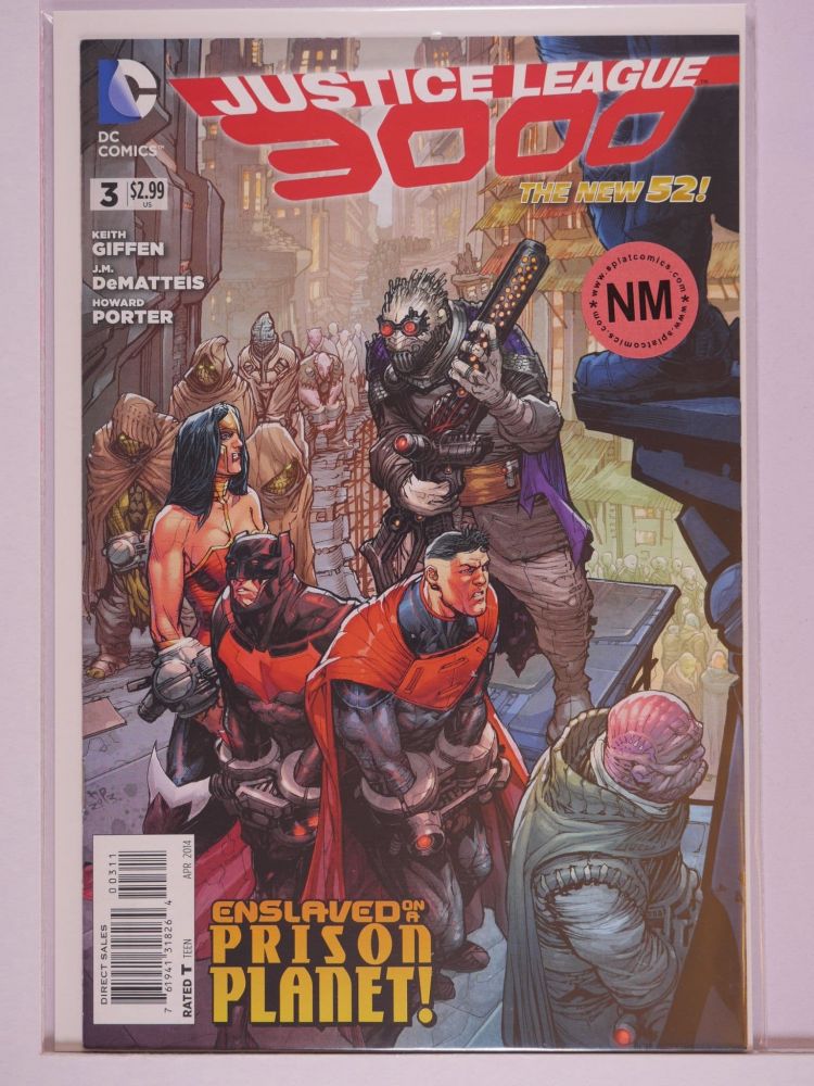 JUSTICE LEAGUE 3000 NEW 52 (2011) Volume 1: # 0003 NM