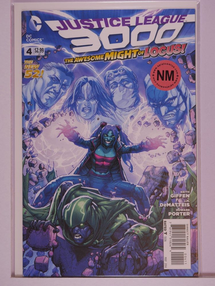 JUSTICE LEAGUE 3000 NEW 52 (2011) Volume 1: # 0004 NM