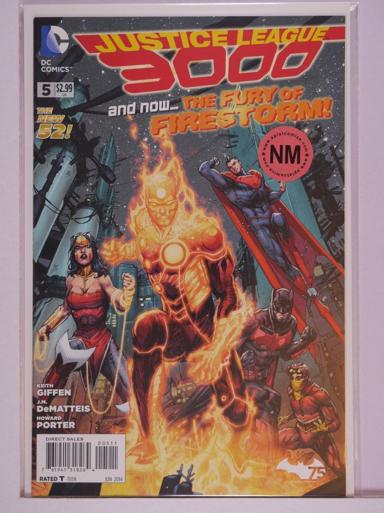 JUSTICE LEAGUE 3000 NEW 52 (2011) Volume 1: # 0005 NM