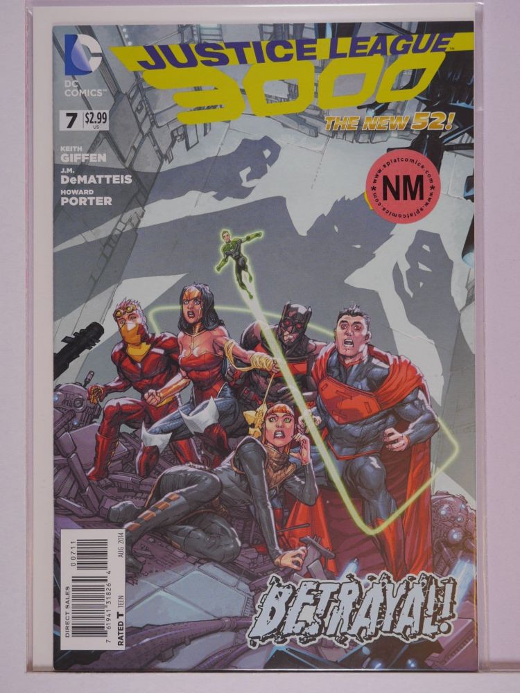 JUSTICE LEAGUE 3000 NEW 52 (2011) Volume 1: # 0007 NM
