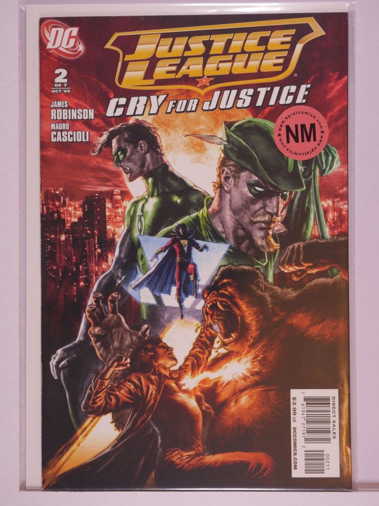 JUSTICE LEAGUE CRY FOR JUSTICE (2009) Volume 1: # 0002 NM