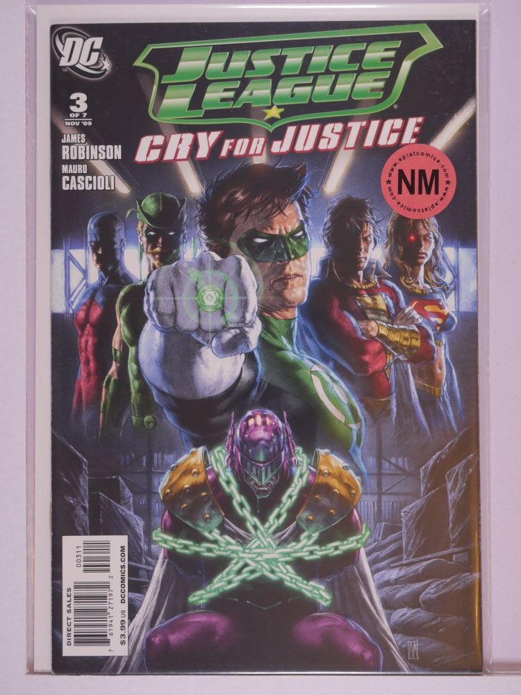 JUSTICE LEAGUE CRY FOR JUSTICE (2009) Volume 1: # 0003 NM