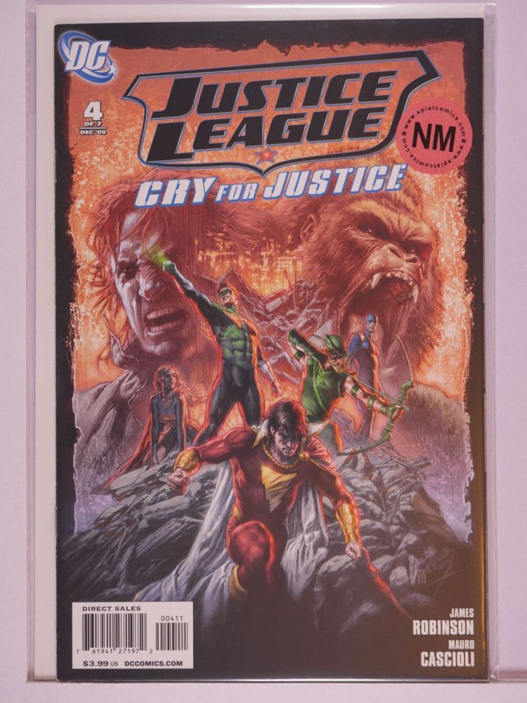 JUSTICE LEAGUE CRY FOR JUSTICE (2009) Volume 1: # 0004 NM