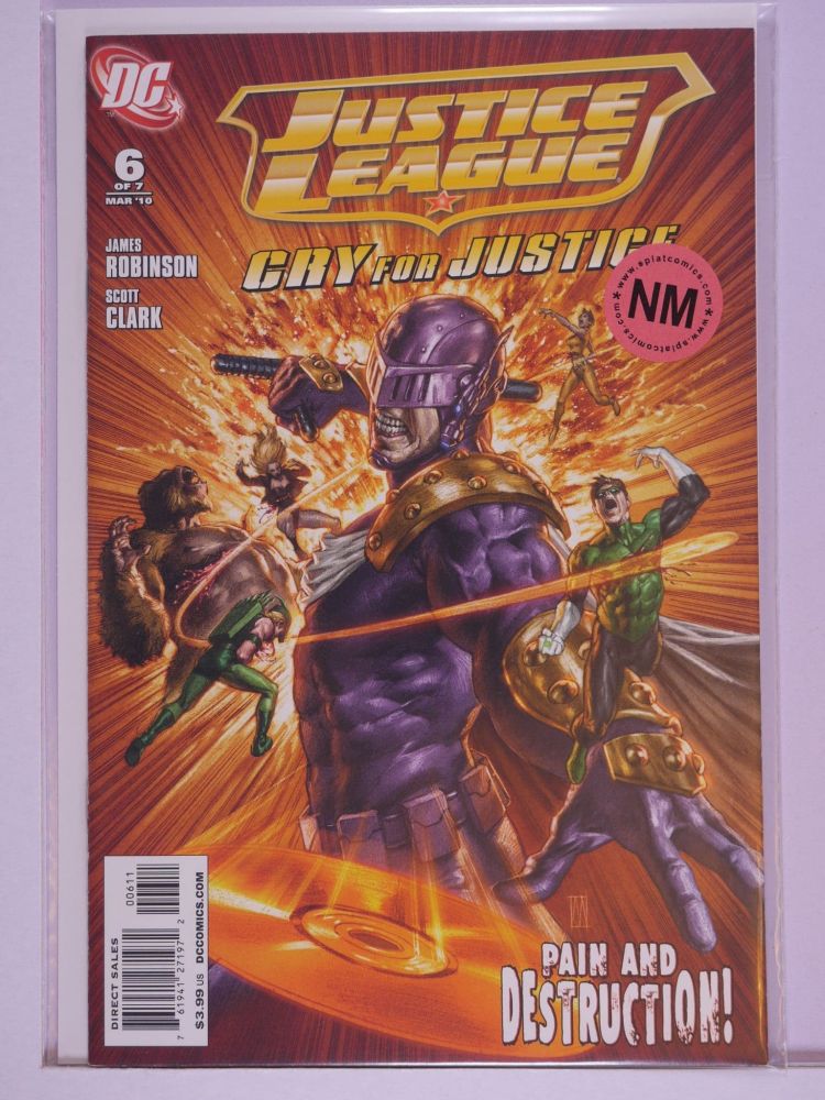 JUSTICE LEAGUE CRY FOR JUSTICE (2009) Volume 1: # 0006 NM