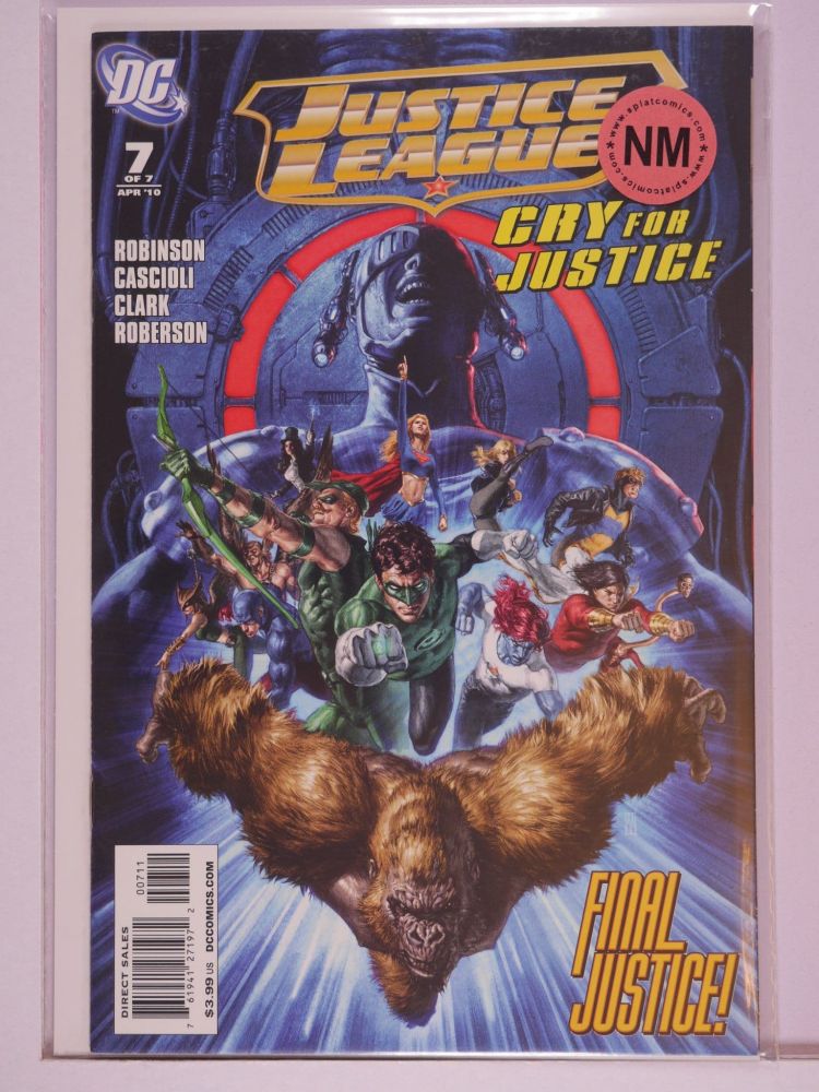 JUSTICE LEAGUE CRY FOR JUSTICE (2009) Volume 1: # 0007 NM