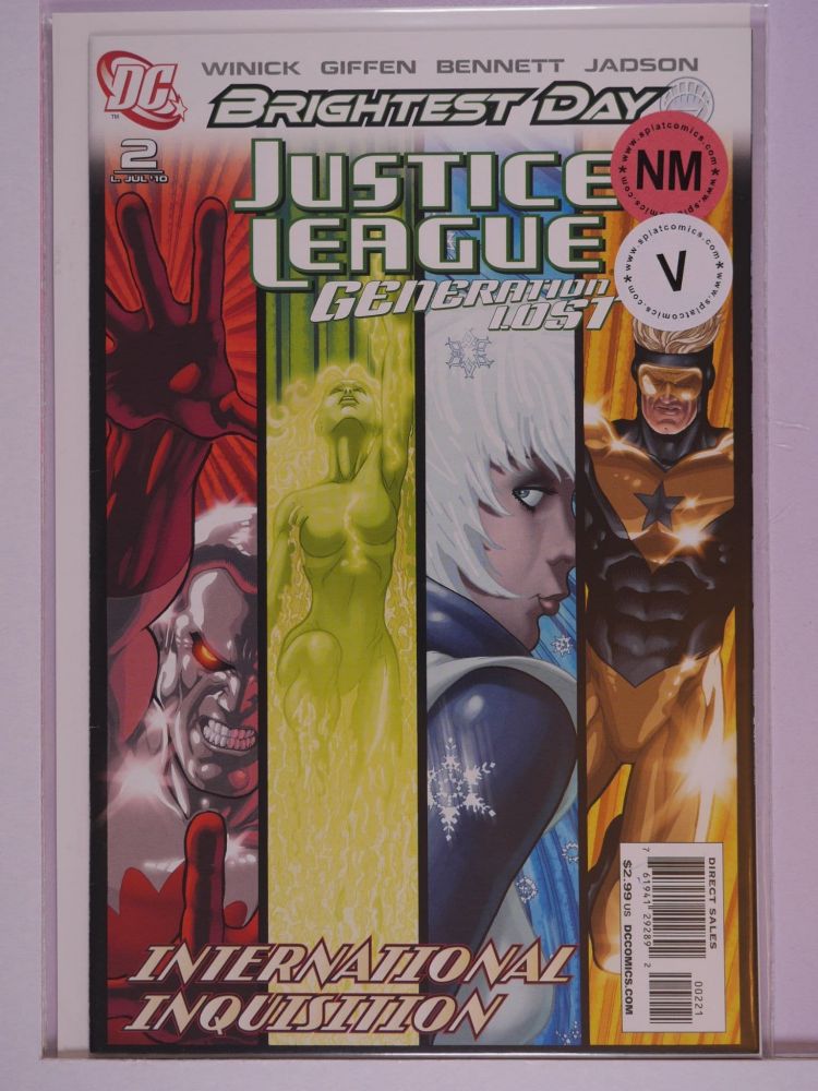 JUSTICE LEAGUE GENERATION LOST (2010) Volume 1: # 0002 NM CVR KEVIN MAGUIRE INT INQUISITION VARIANT
