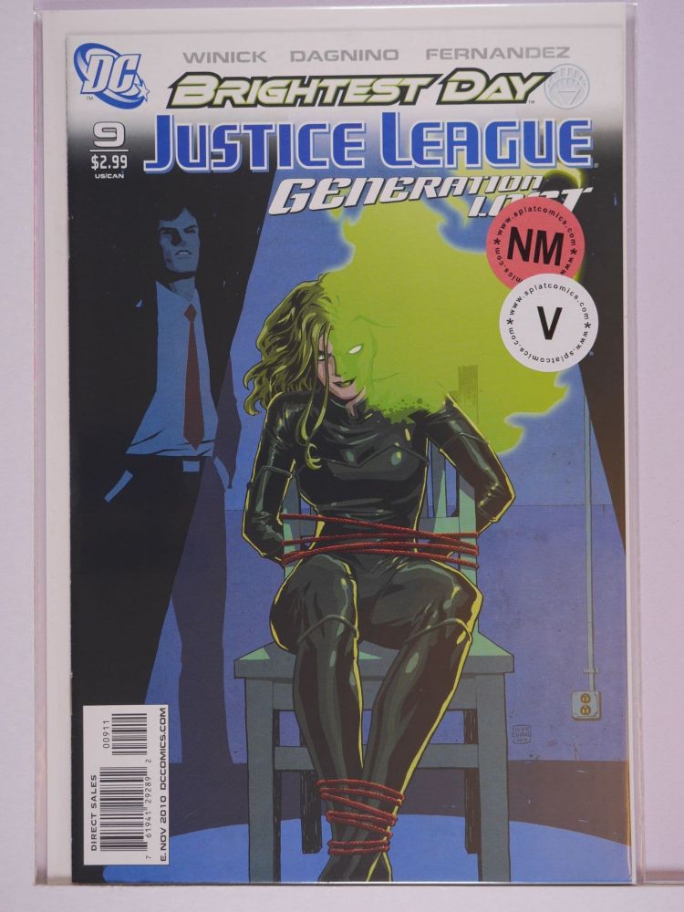 JUSTICE LEAGUE GENERATION LOST (2010) Volume 1: # 0009 NM COVER TIED UP VARIANT