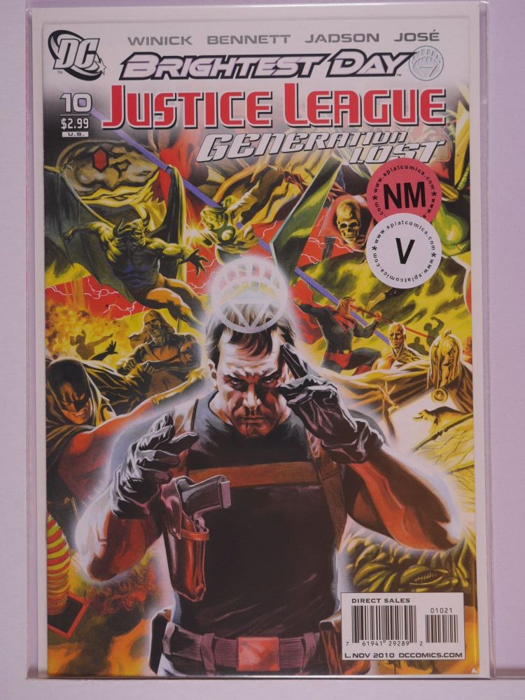 JUSTICE LEAGUE GENERATION LOST (2010) Volume 1: # 0010 NM VARIANT