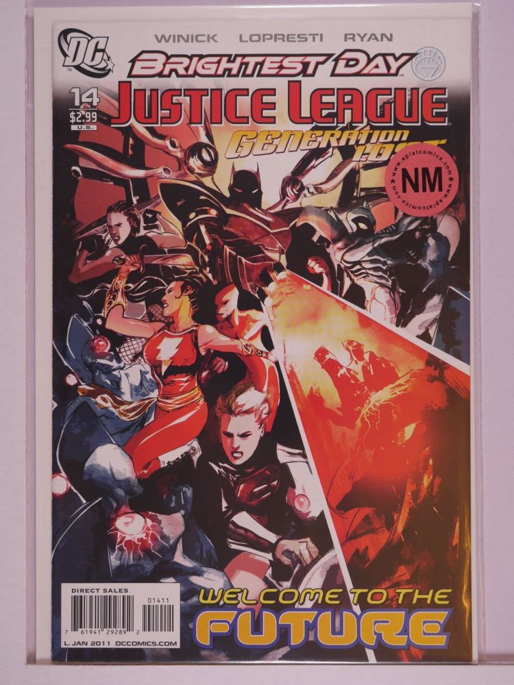 JUSTICE LEAGUE GENERATION LOST (2010) Volume 1: # 0014 NM