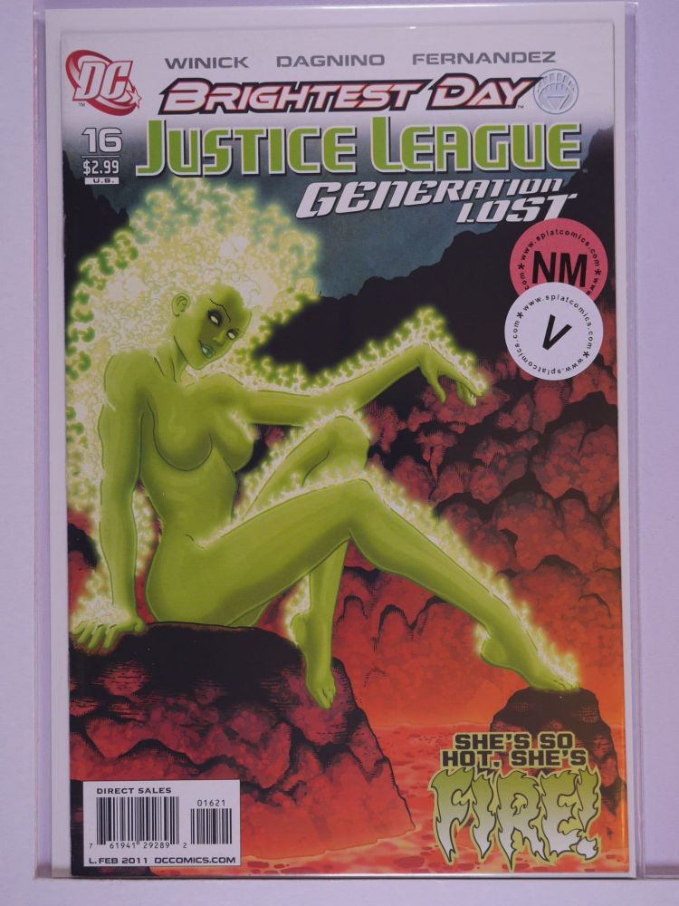 JUSTICE LEAGUE GENERATION LOST (2010) Volume 1: # 0016 NM VARIANT