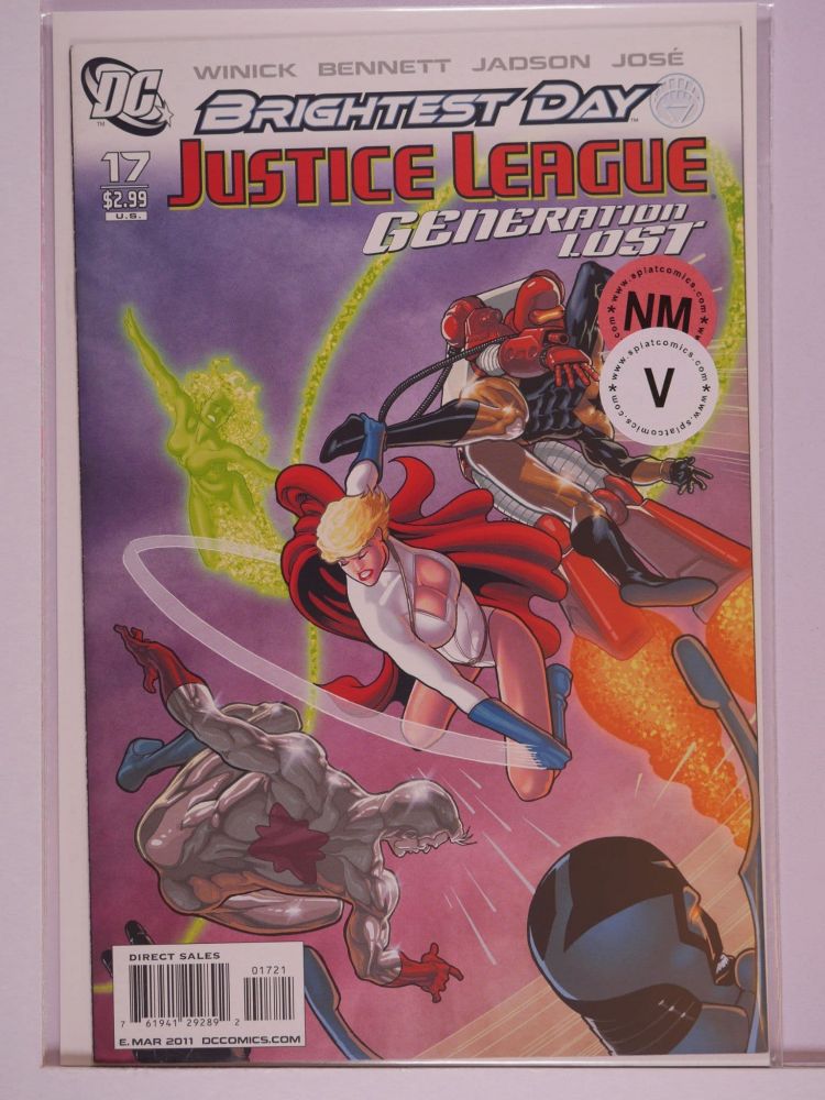JUSTICE LEAGUE GENERATION LOST (2010) Volume 1: # 0017 NM VARIANT