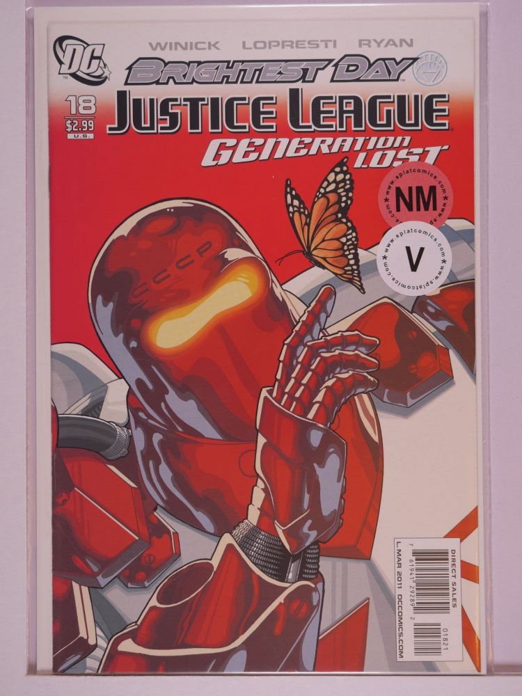 JUSTICE LEAGUE GENERATION LOST (2010) Volume 1: # 0018 NM VARIANT