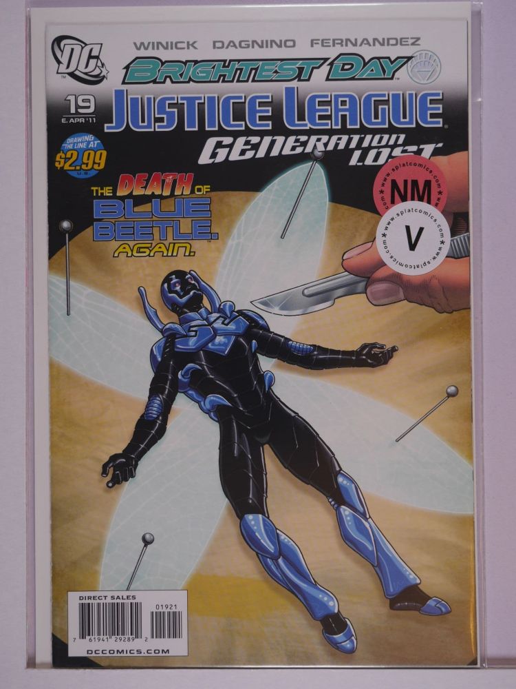 JUSTICE LEAGUE GENERATION LOST (2010) Volume 1: # 0019 NM VARIANT