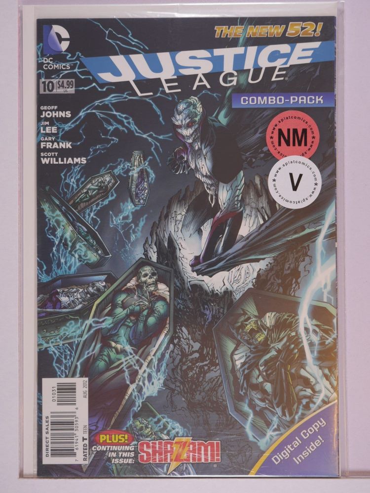 JUSTICE LEAGUE NEW 52 (2011) Volume 1: # 0010 NM COMBO PACK VARIANT