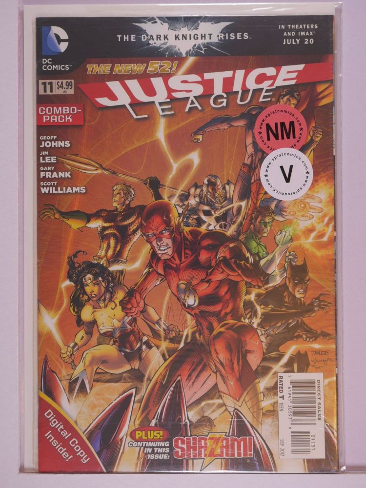 JUSTICE LEAGUE NEW 52 (2011) Volume 1: # 0011 NM COMBO PACK VARIANT