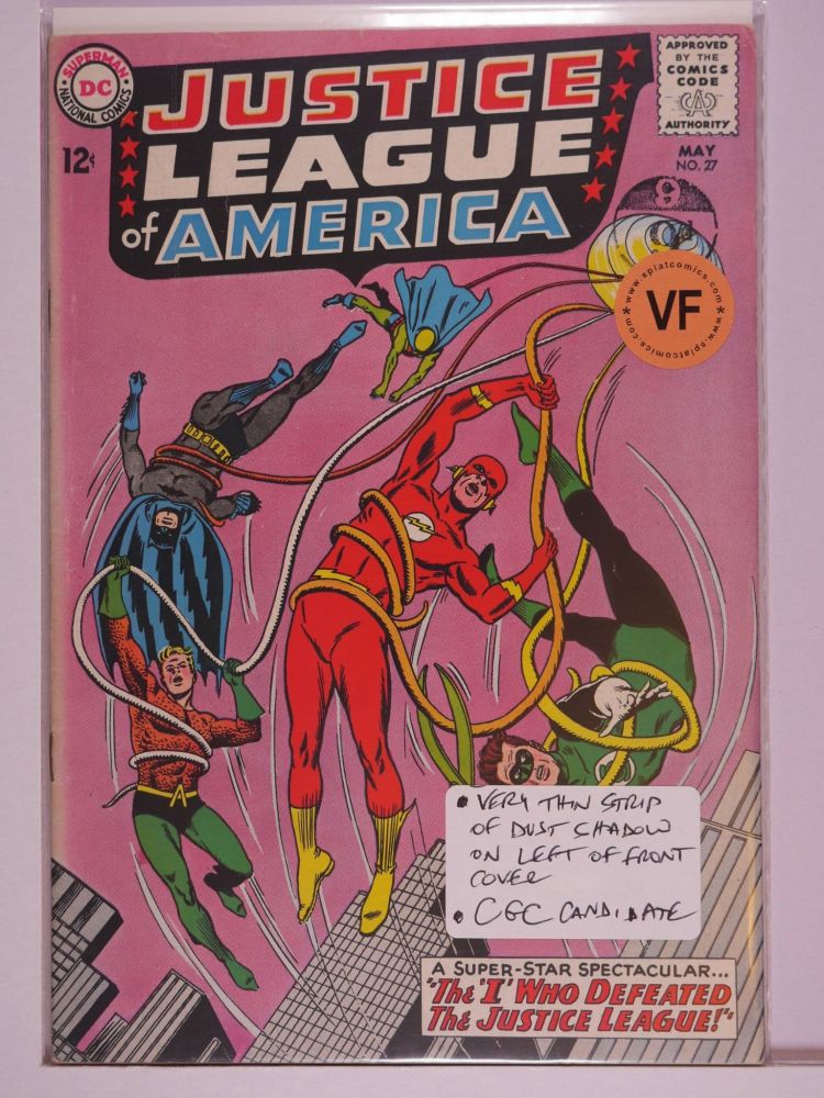 JUSTICE LEAGUE OF AMERICA (1960) Volume 1: # 0027 VF