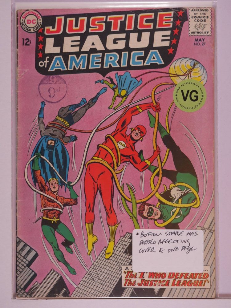JUSTICE LEAGUE OF AMERICA (1960) Volume 1: # 0027 VG