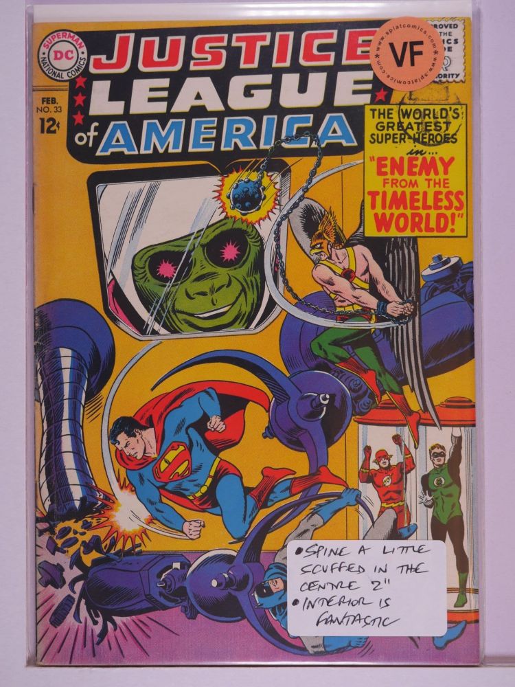 JUSTICE LEAGUE OF AMERICA (1960) Volume 1: # 0033 VF