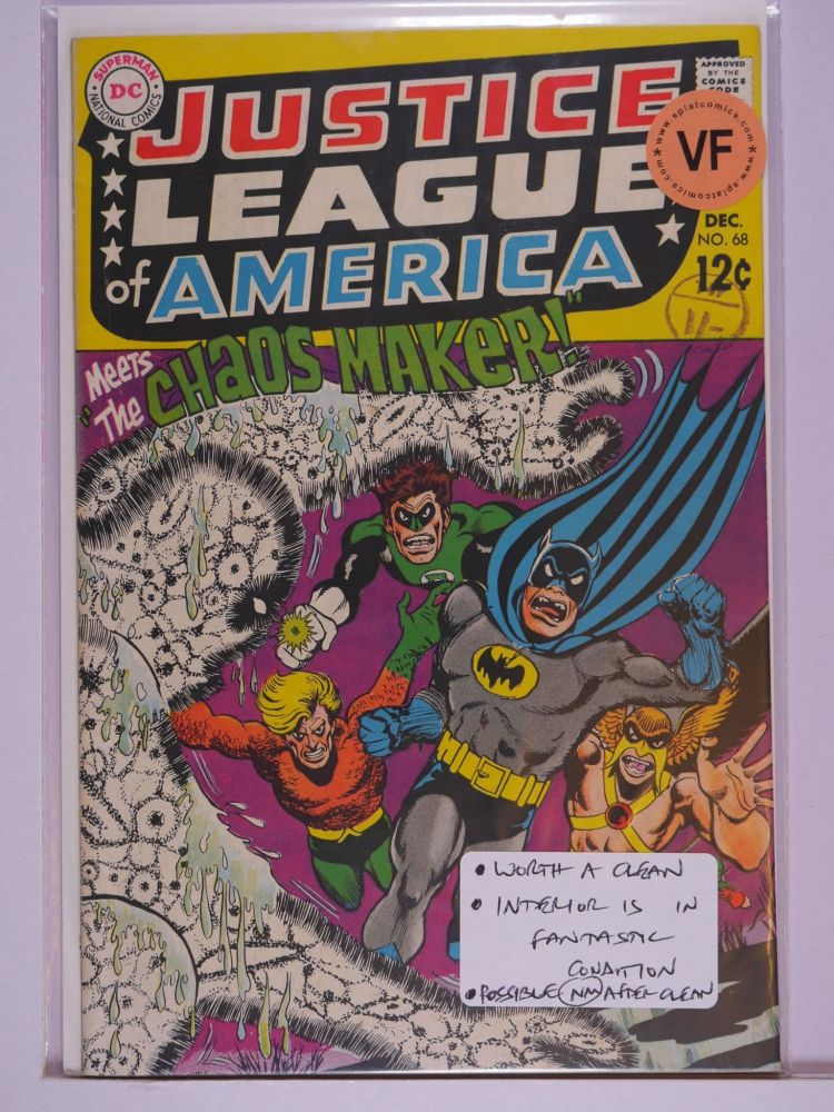 JUSTICE LEAGUE OF AMERICA (1960) Volume 1: # 0068 VF