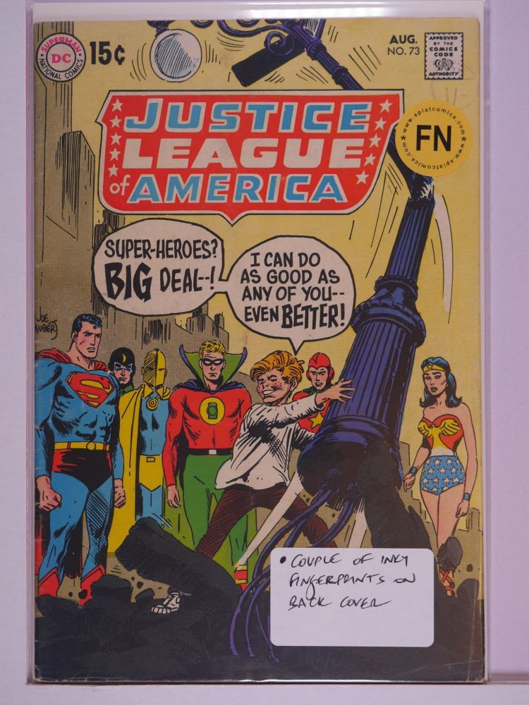 JUSTICE LEAGUE OF AMERICA (1960) Volume 1: # 0073 FN