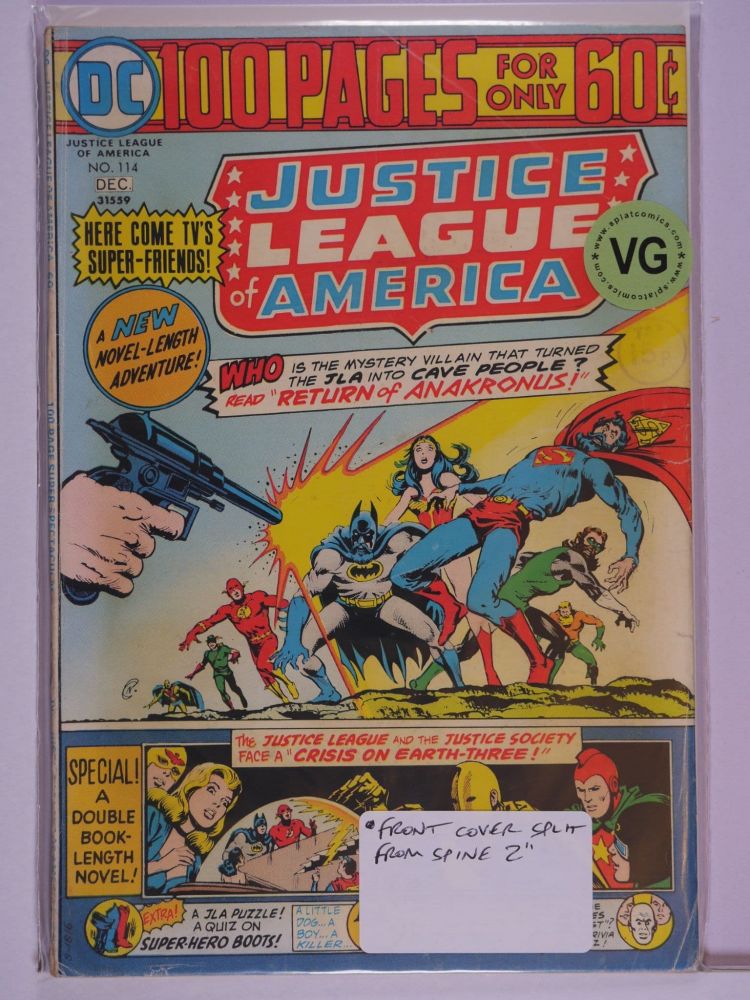 JUSTICE LEAGUE OF AMERICA (1960) Volume 1: # 0114 VG
