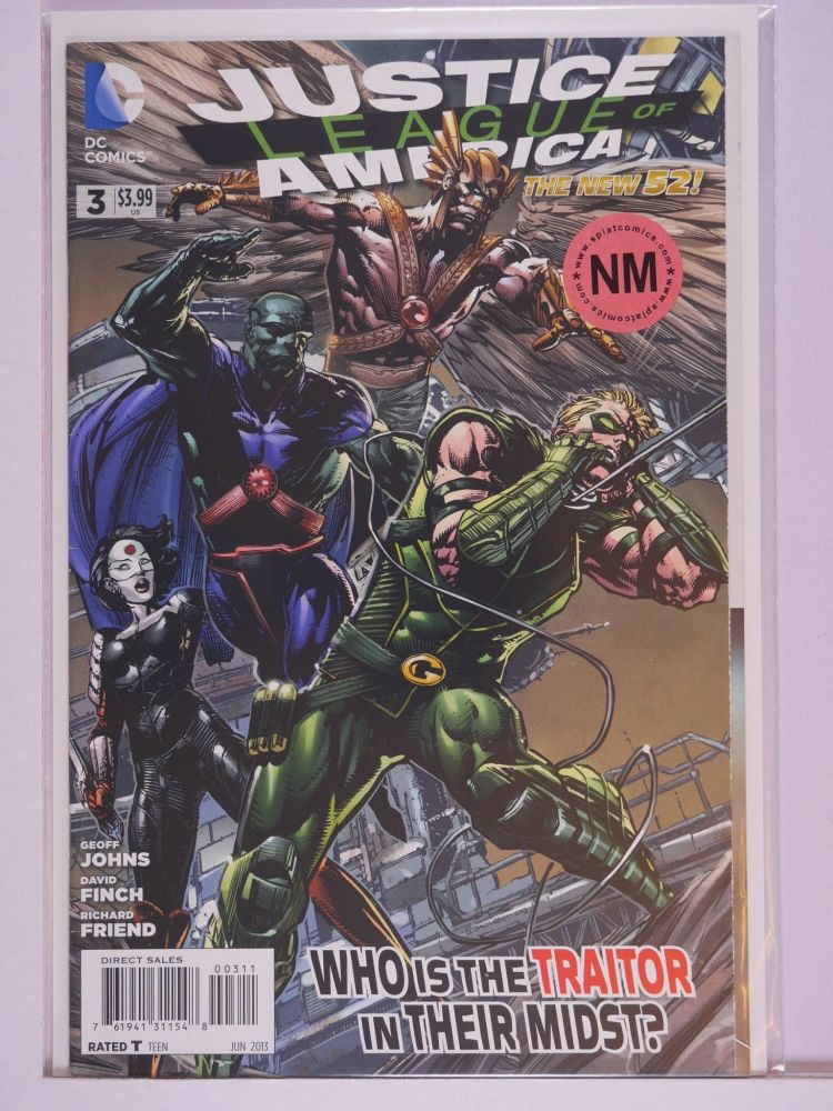 JUSTICE LEAGUE OF AMERICA (2013) Volume 3: # 0003 NM NEW 52