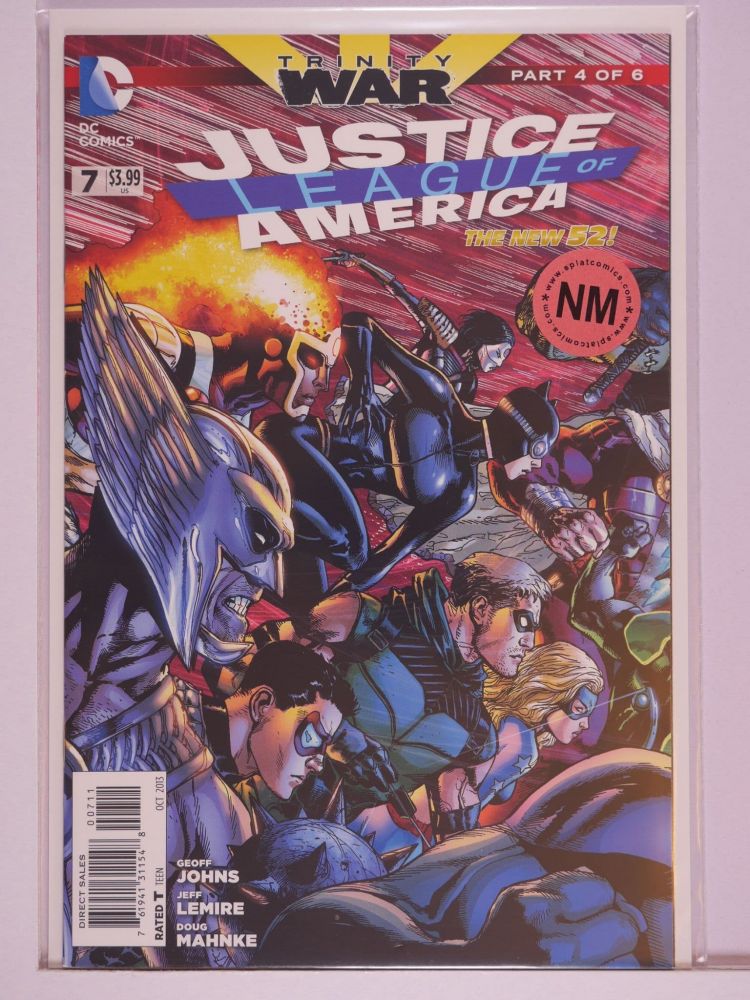 JUSTICE LEAGUE OF AMERICA (2013) Volume 3: # 0007 NM NEW 52