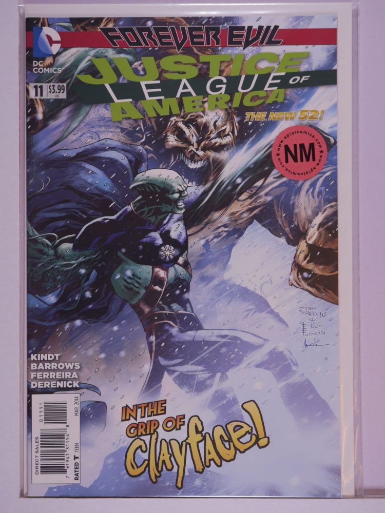 JUSTICE LEAGUE OF AMERICA (2013) Volume 3: # 0011 NM NEW 52