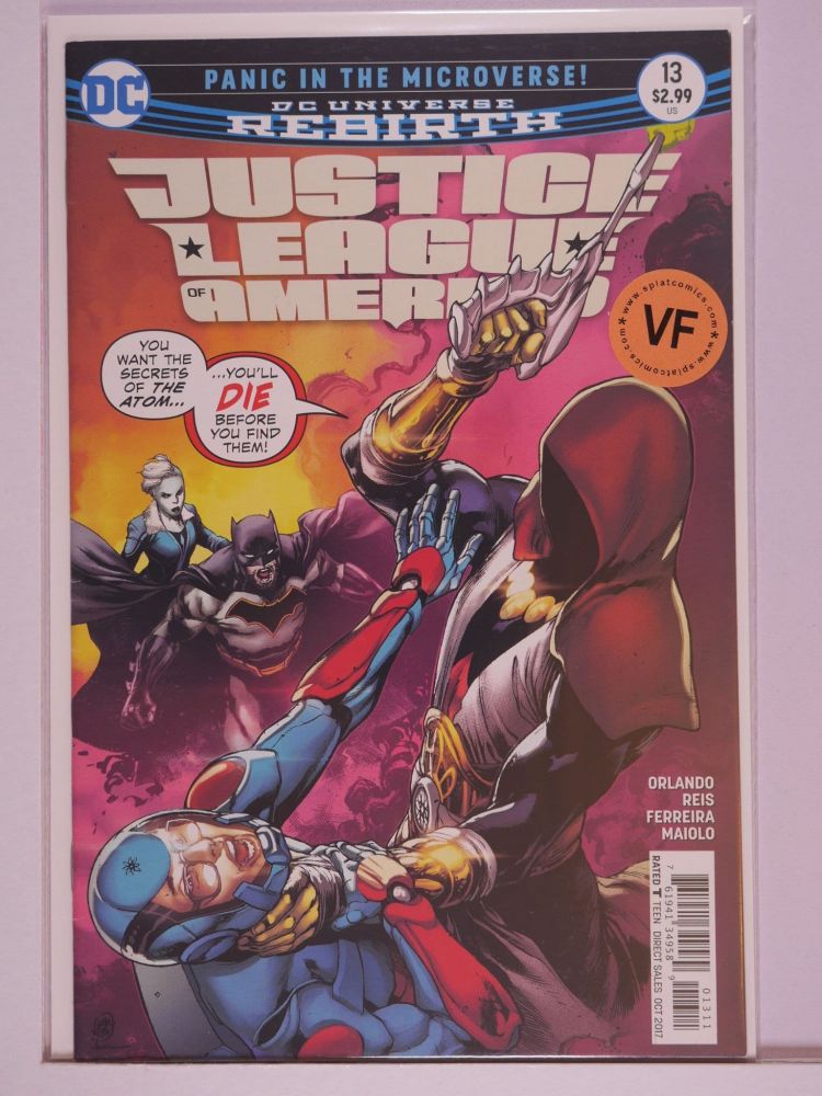 JUSTICE LEAGUE OF AMERICA (2017) Volume 5: # 0013 VF
