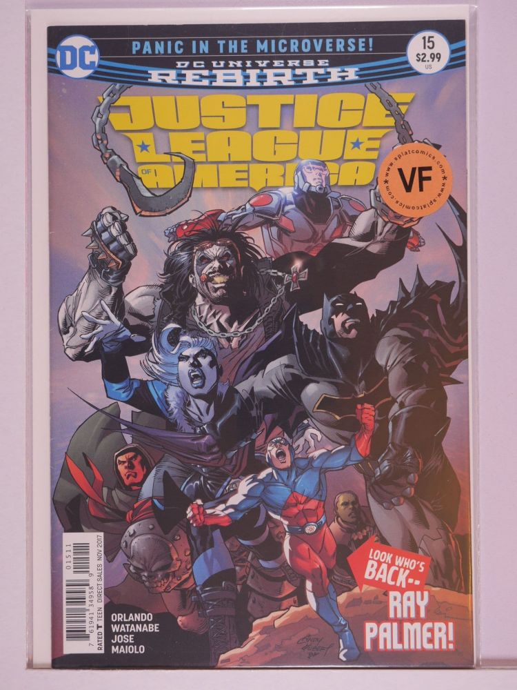 JUSTICE LEAGUE OF AMERICA (2017) Volume 5: # 0015 VF
